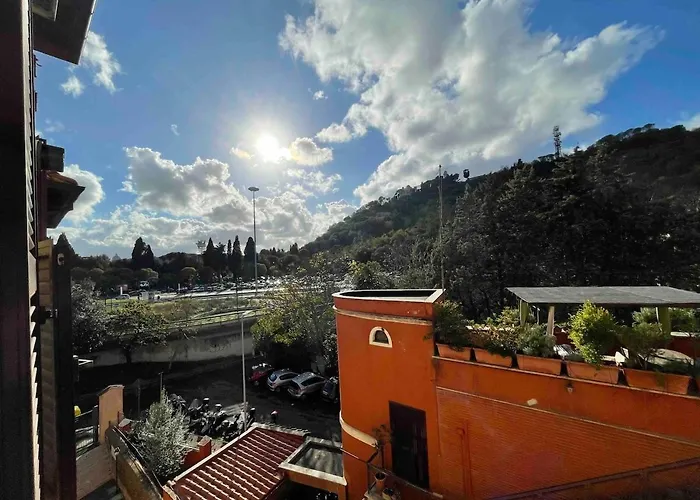 Casa Vittoria Stadio olimpico con panorama